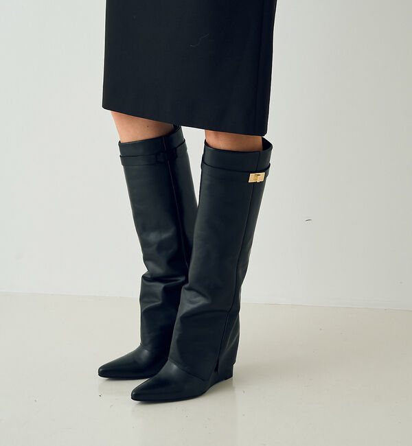 Rouge vif「【VINILO/ヴィニーロ】ロングブーツ」|ショートブーツ|