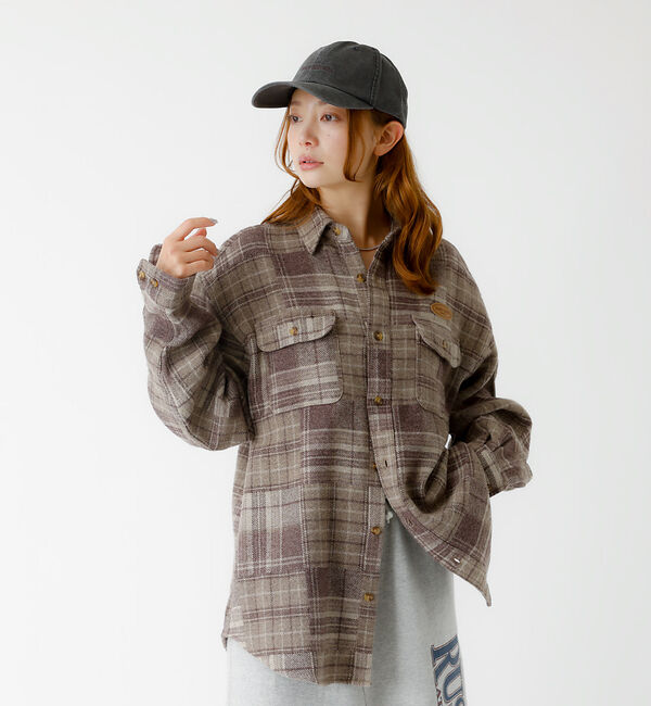 Rouge vif「【PARROTT CANVAS/パロットキャンバス】 CPO SHIRT/パッチ」|シャツ・ブラウス|
