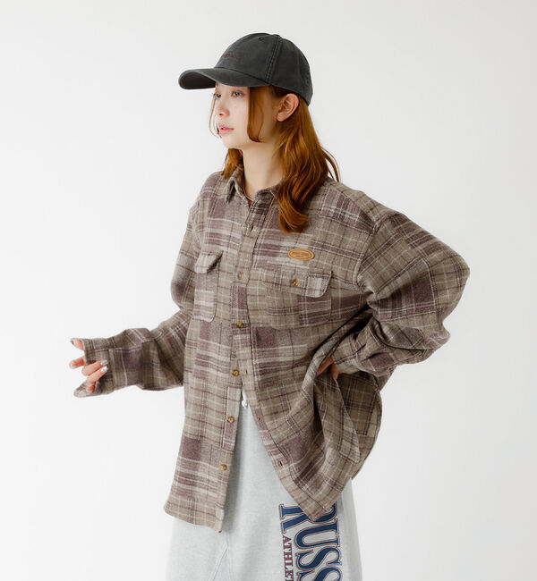 Rouge vif「【PARROTT CANVAS/パロットキャンバス】 CPO SHIRT/パッチ」|シャツ・ブラウス|