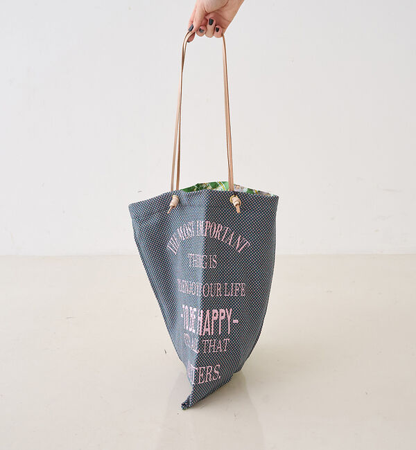 Rouge vif「【manipuri/マニプリ】刺繍プリントトートバッグL」|トートバッグ|