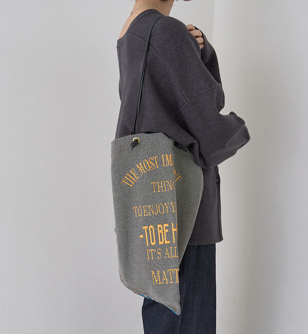 Rouge vif「【manipuri/マニプリ】刺繍プリントトートバッグL」|トートバッグ|