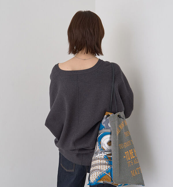 Rouge vif「【manipuri/マニプリ】刺繍プリントトートバッグL」|トートバッグ|