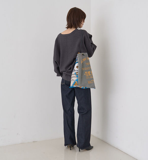 Rouge vif「【manipuri/マニプリ】刺繍プリントトートバッグL」|トートバッグ|