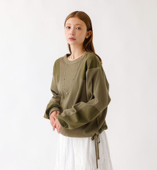 Rouge vif「【JOHNBULL/ジョンブル】コマンドライクプルオーバー/トップス/コットン【」|Tシャツ・カットソー|