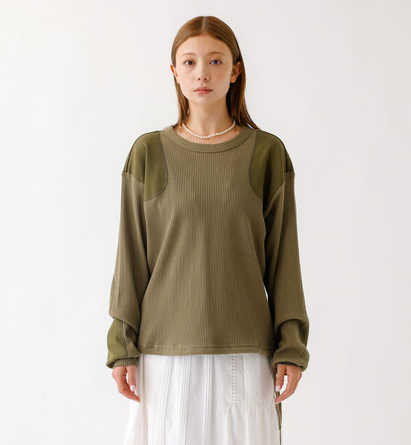 Rouge vif「【JOHNBULL/ジョンブル】コマンドライクプルオーバー/トップス/コットン【」|Tシャツ・カットソー|