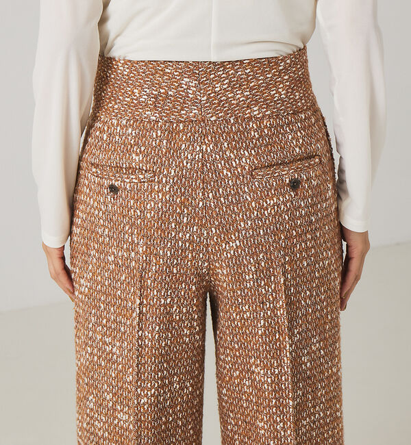 qualite「《セットアップ対応》ハイウエストツイードパンツ」|その他|