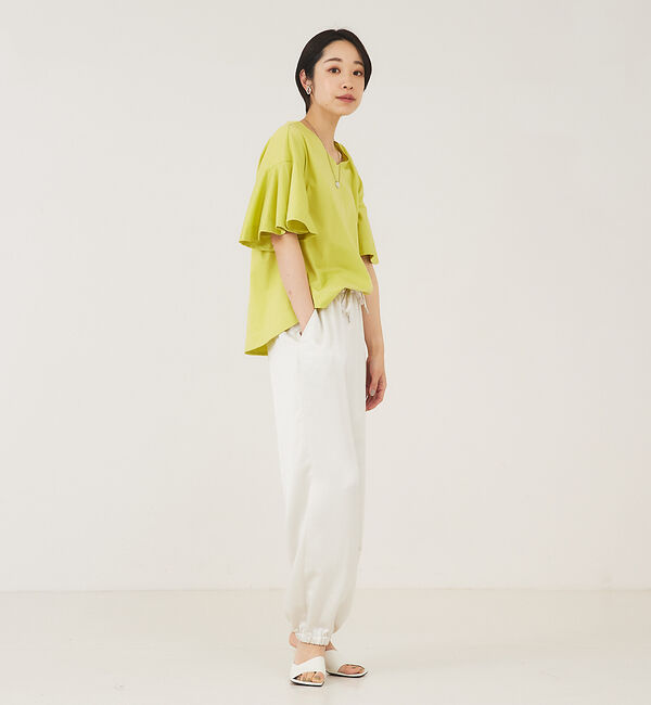 qualite「ヴィンテージサテンドローパンツ」|その他|