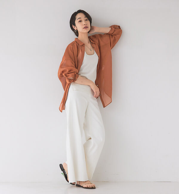 qualite「【YANUK】ワイドフレアデニム」|デニム|