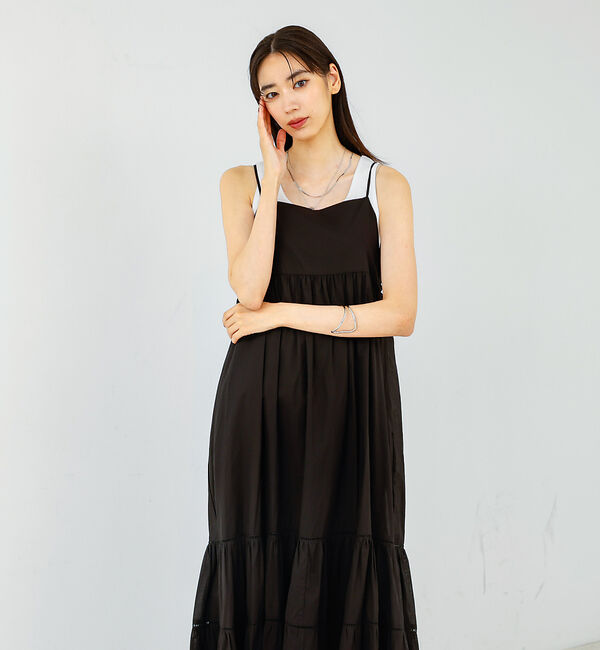 qualite「ハシゴレースキャミワンピース」|ワンピース|