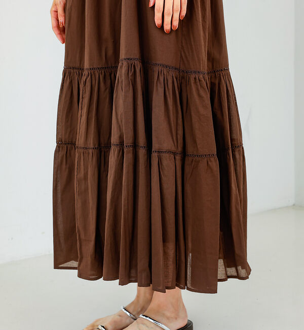 qualite「ハシゴレースキャミワンピース」|ワンピース|