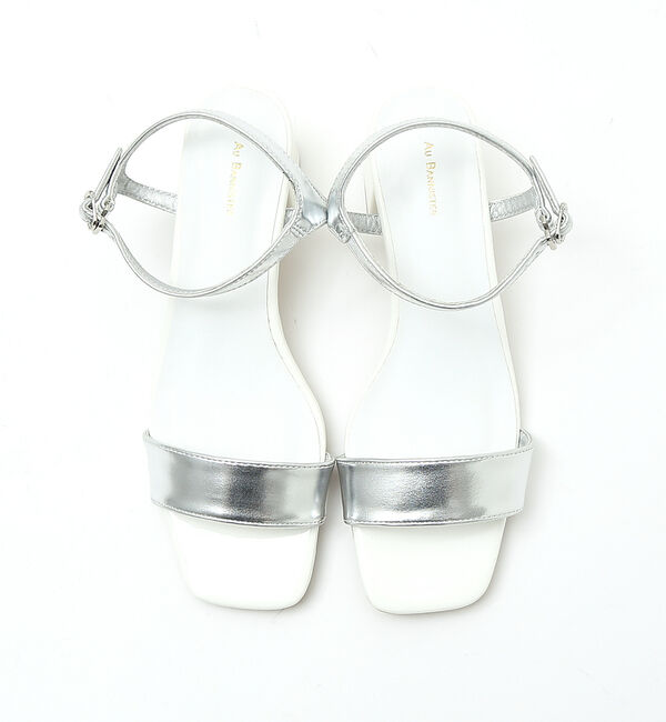 AU BANNISTER「【販売店舗限定】ダブルストラップブロックヒールサンダル」|サンダル|