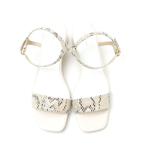 AU BANNISTER「【販売店舗限定】ダブルストラップブロックヒールサンダル」|サンダル|