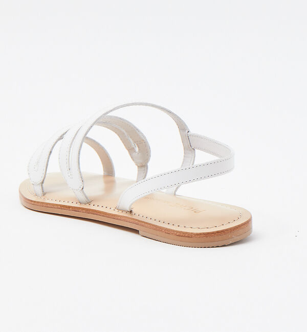 AU BANNISTER「アシンメトリーラインサンダル」|サンダル|