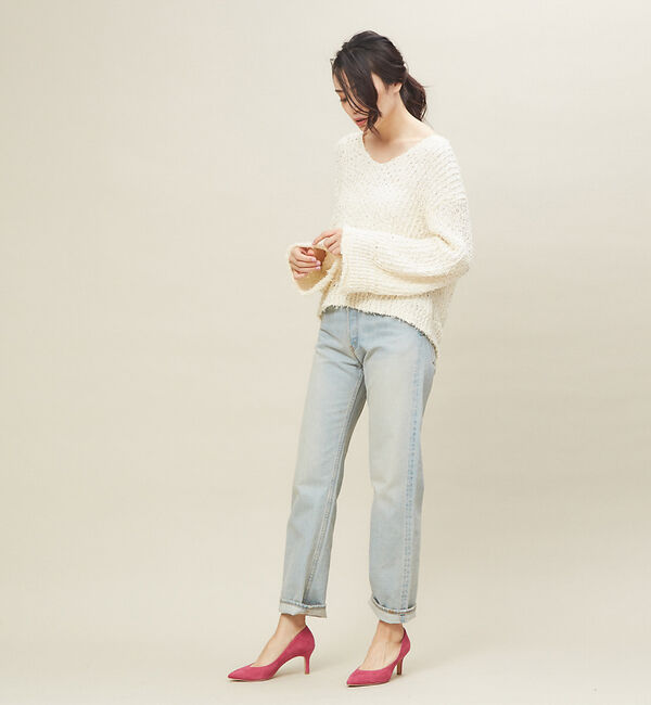 AU BANNISTER「【最高パンプス・7cmヒール】美脚&times;快適 fluffy fit パンプス」|パンプス|