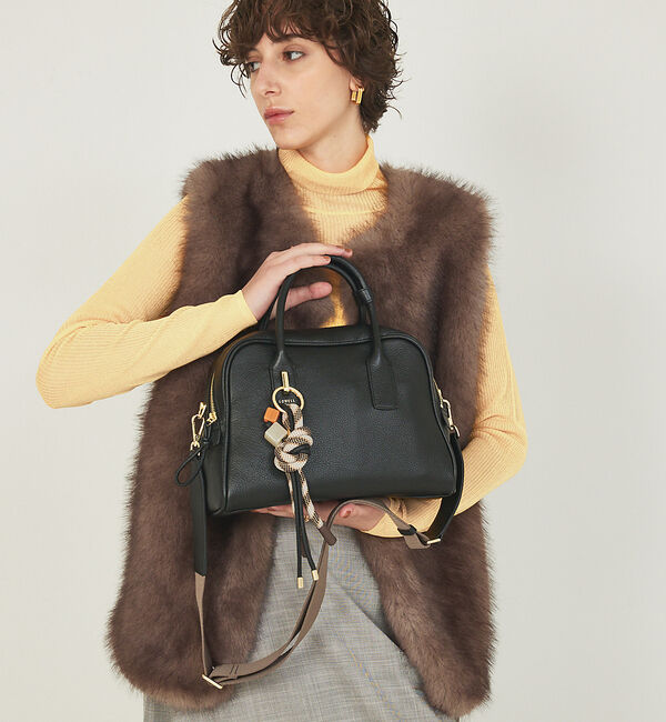 LOWELL things「【ブラウン再入荷】Jaunt/レザー2WAYボストンバッグ」|ボストンバッグ|