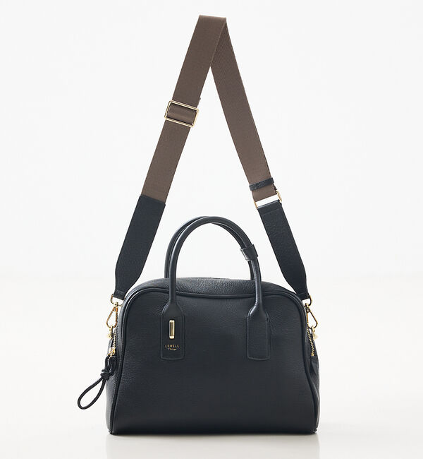 LOWELL things「【ブラウン再入荷】Jaunt/レザー2WAYボストンバッグ」|ボストンバッグ|