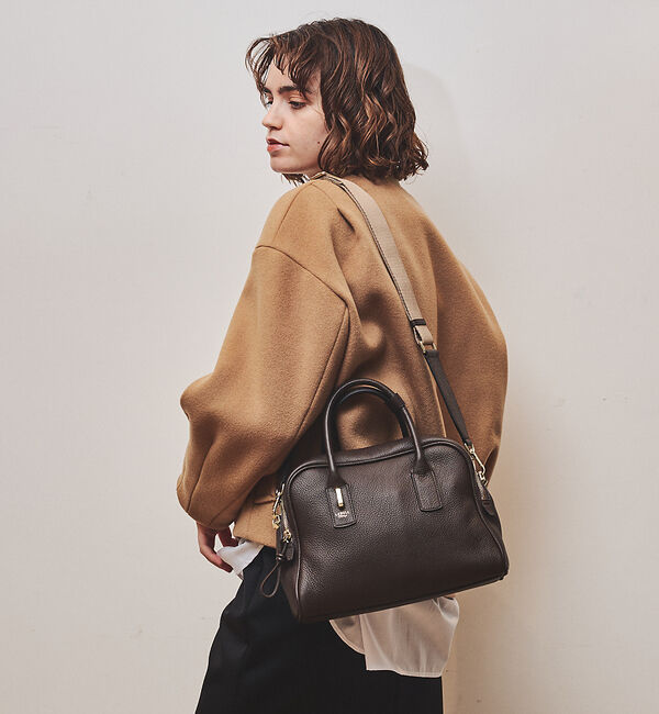 LOWELL things「【ブラウン再入荷】Jaunt/レザー2WAYボストンバッグ」|ボストンバッグ|