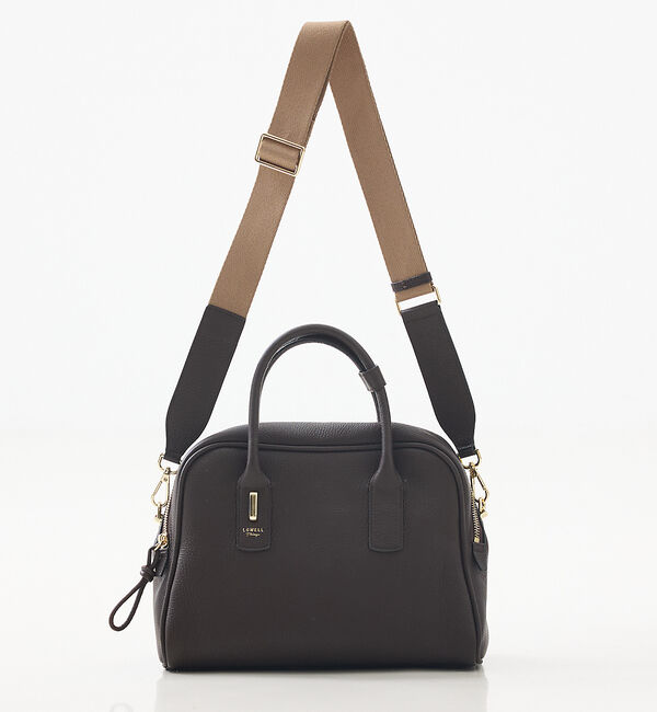 LOWELL things「【ブラウン再入荷】Jaunt/レザー2WAYボストンバッグ」|ボストンバッグ|