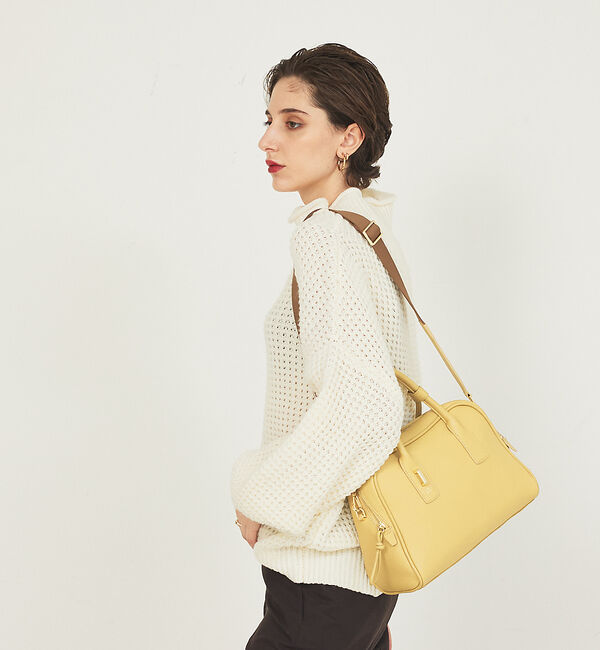 LOWELL things「【ブラウン再入荷】Jaunt/レザー2WAYボストンバッグ」|ボストンバッグ|