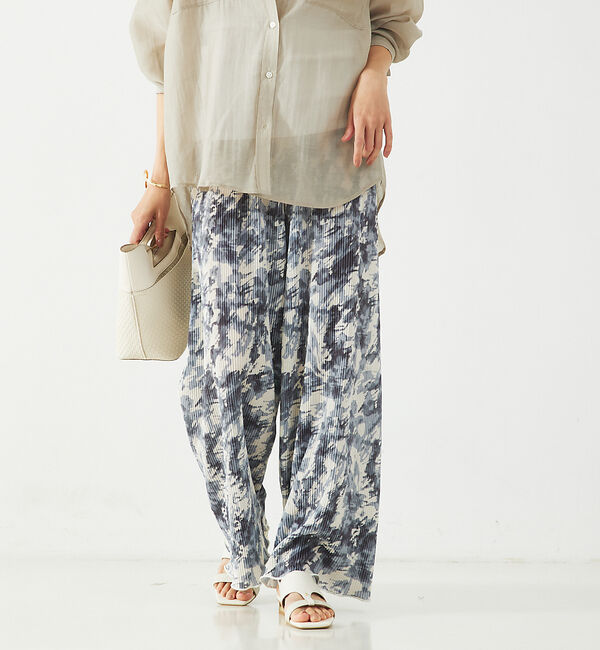 abahouse mavie「クリスタルプリーツパンツ」|その他|