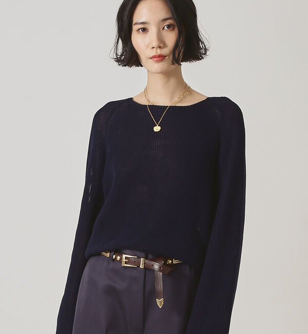 The Store by C' 「【COCUCA】コットンコードプルオーバー」|ニット・セーター|