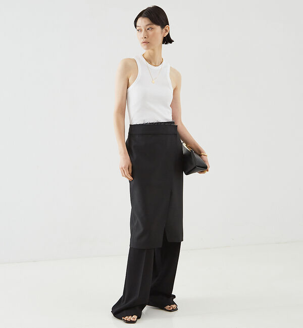The Store by C' 「【ROHE】膝丈ラップスカート」|スカート|