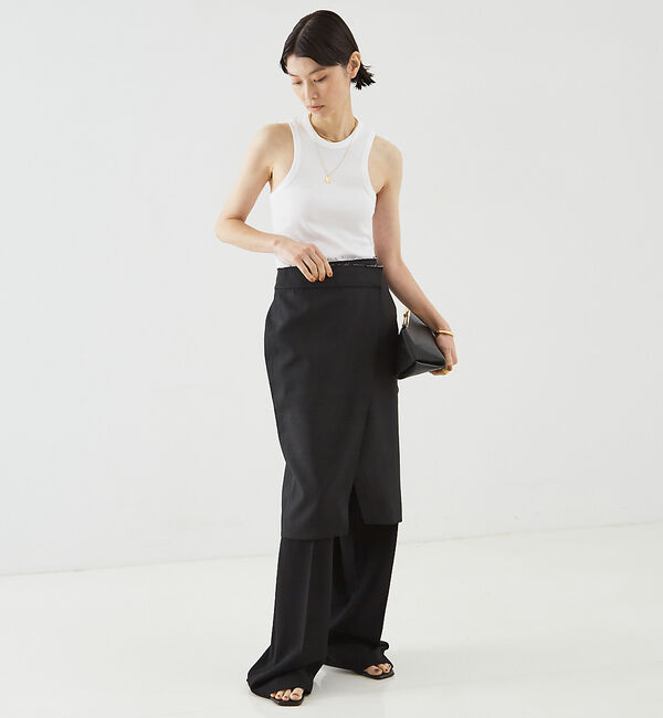 The Store by C' 「【ROHE】膝丈ラップスカート」|スカート|