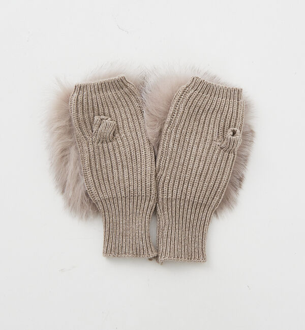 The Store by C' 「【ALPO】FOXカシミヤアームウォーマー」|手袋|