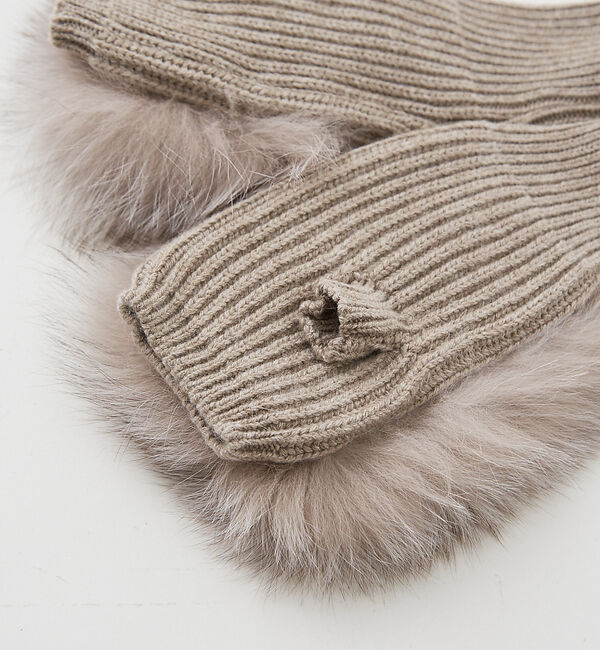 The Store by C' 「【ALPO】FOXカシミヤアームウォーマー」|手袋|