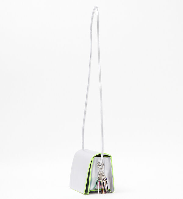 NOMINE「【cheek】Line mini shoulder カラーライン ショルダーバッ」|ショルダー・メッセンジャー|