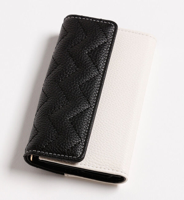  「【WEB限定】ストラップ付き手帳型バイカラーモバイルケース」|その他|