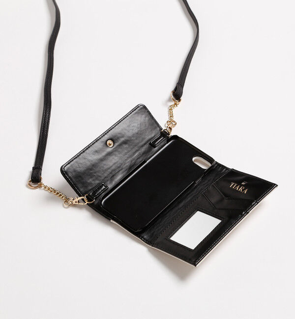  「【WEB限定】ストラップ付き手帳型バイカラーモバイルケース」|その他|