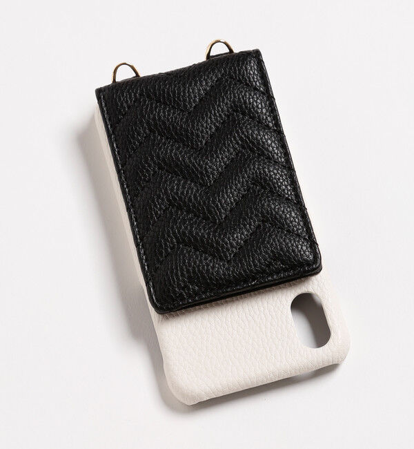  「【WEB限定】ストラップ付き手帳型バイカラーモバイルケース」|その他|