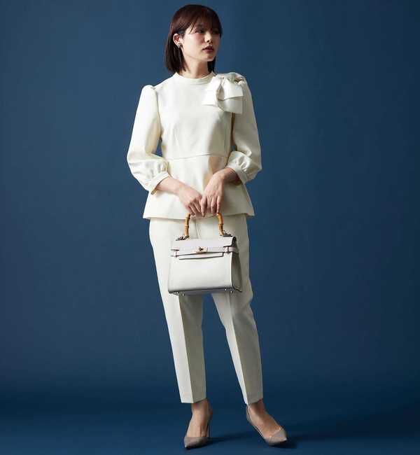 TIARA「ハイウエストテーパードパンツ」|その他|