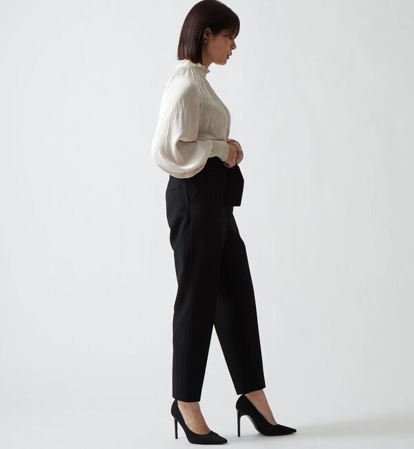 TIARA「ハイウエストテーパードパンツ」|その他|