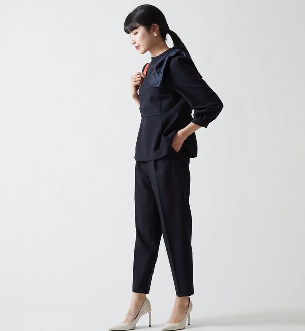 TIARA「ハイウエストテーパードパンツ」|その他|