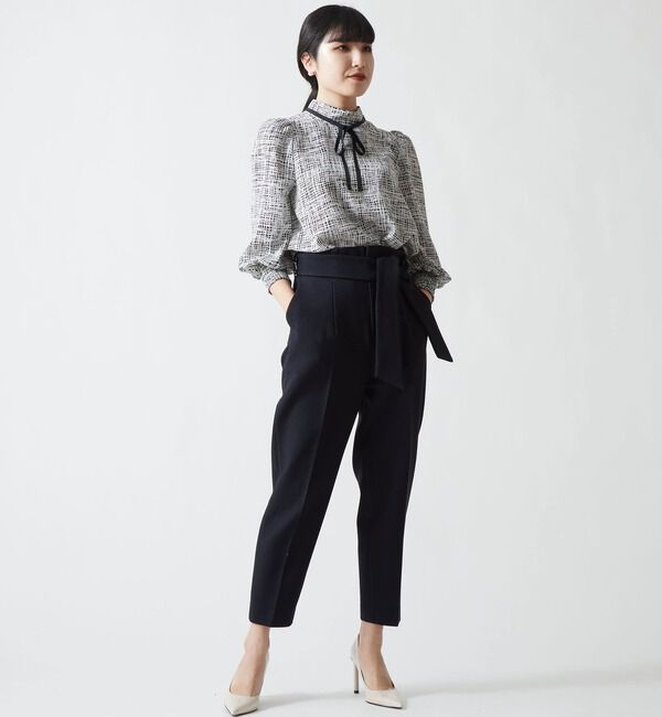 TIARA「ハイウエストテーパードパンツ」|その他|