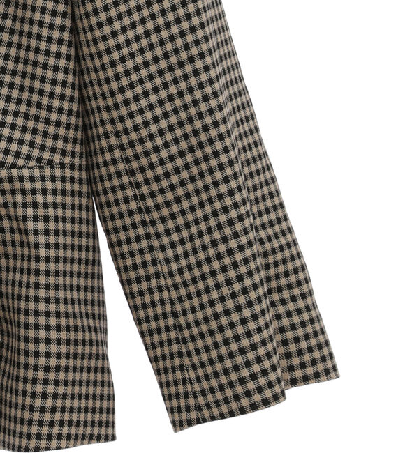 TIARA「ペプラムジャケット」|ノーカラージャケット|