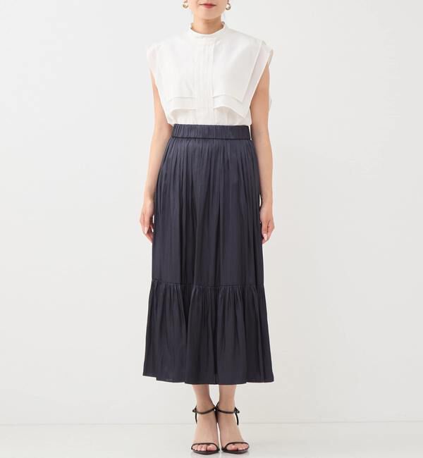 TIARA「《定番》ギャザーティアードスカ―ト」|スカート|