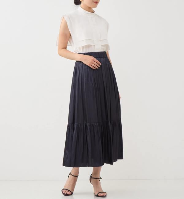 TIARA「《定番》ギャザーティアードスカ―ト」|スカート|