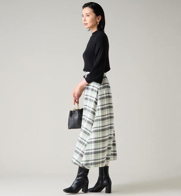 TIARA「ベルト付フレアスカート」|スカート|