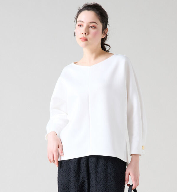 TIARA「ビッグボタンドルマンスウェット」|Tシャツ・カットソー|