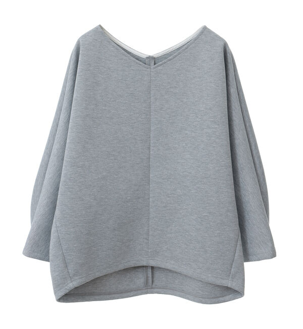 TIARA「ビッグボタンドルマンスウェット」|Tシャツ・カットソー|杢グレー