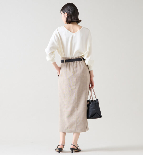 TIARA「リブトリミングトップス」|ニット・セーター|