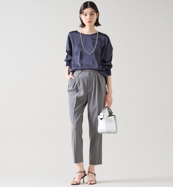 TIARA「リブトリミングトップス」|ニット・セーター|