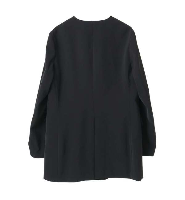 TIARA「《定番》ノーカラーダブルジャケット」|テーラードジャケット|