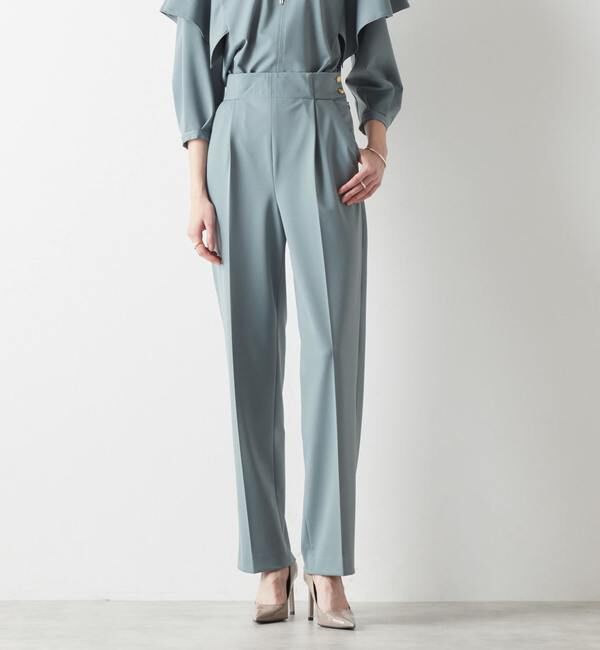 Liesse「サイドボタンパンツ（セットアップ対応可）」|その他|セージ