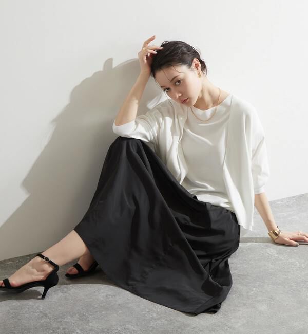 Liesse「ニットショートカーディガン」|カーディガン|