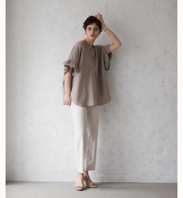 Liesse「ストレートタックパンツ（セットアップ対応）」|その他|