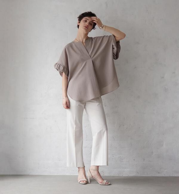 Liesse「ストレートタックパンツ（セットアップ対応）」|その他|